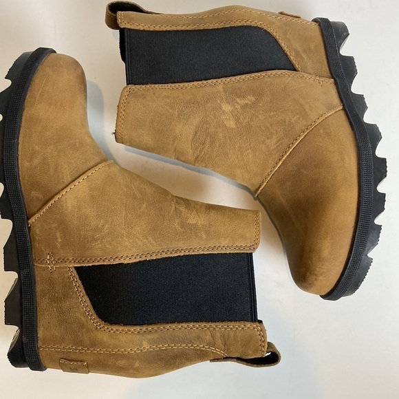 Sorel Womens Joan Of Arctic Wedge II Chelsea Boots 5 Elk Brown NL3493-286 Winter - Picture 13 of 14